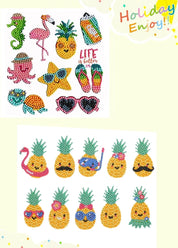 Boobuba 5D DIY Diamond Painting Set: Cute Cartoon Animal Party Decor