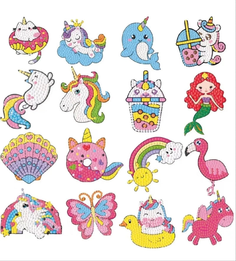 Boobuba 5D DIY Diamond Painting Set: Cute Cartoon Animal Party Decor
