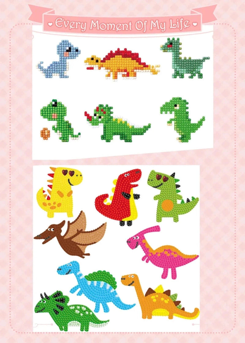 Boobuba 5D DIY Diamond Painting Set: Cute Cartoon Animal Party Decor