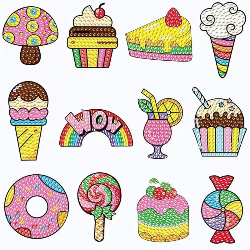 Boobuba 5D DIY Diamond Painting Set: Cute Cartoon Animal Party Decor