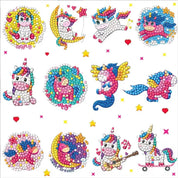 Boobuba 5D DIY Diamond Painting Set: Cute Cartoon Animal Party Decor