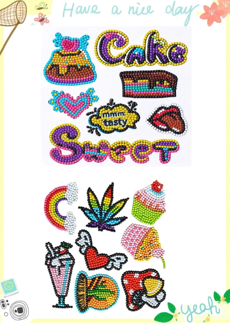 Boobuba 5D DIY Diamond Painting Set: Cute Cartoon Animal Party Decor