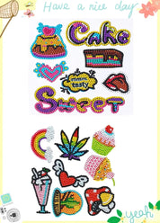 Boobuba 5D DIY Diamond Painting Set: Cute Cartoon Animal Party Decor