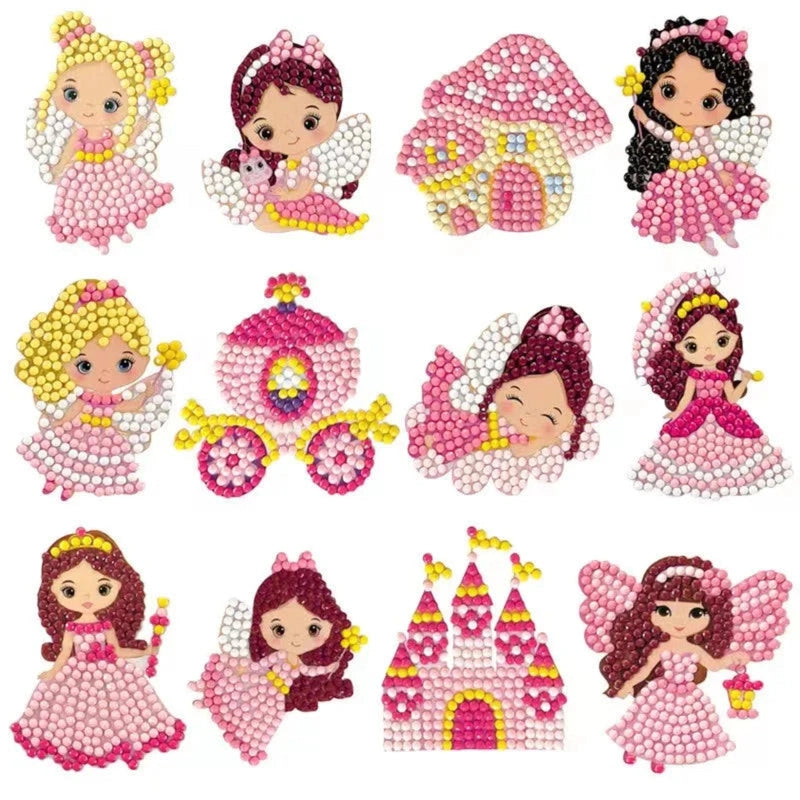 Boobuba 5D DIY Diamond Painting Set: Cute Cartoon Animal Party Decor