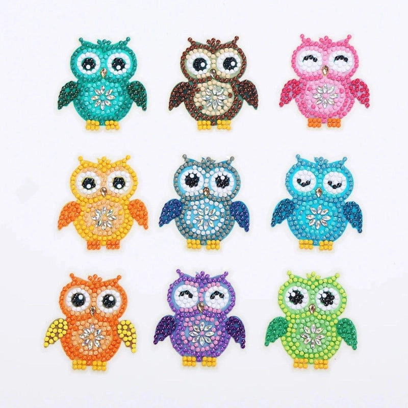 Boobuba 5D DIY Diamond Painting Set: Cute Cartoon Animal Party Decor