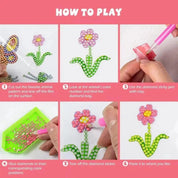 Boobuba 5D DIY Diamond Painting Set: Cute Cartoon Animal Party Decor