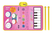 Boobuba 80x50cm Kids 6-in-1 Music Dance Mat - Fun Educational Playtime