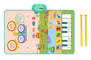 Boobuba 80x50cm Kids 6-in-1 Music Dance Mat - Fun Educational Playtime