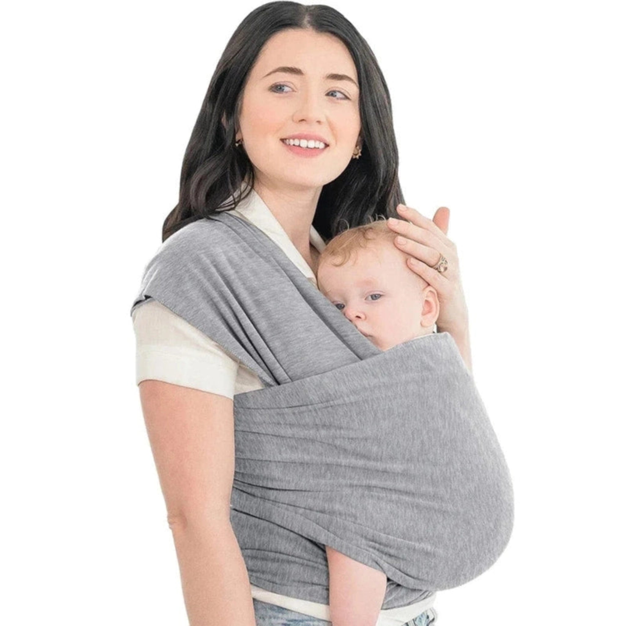 Boobuba All-in-One Breathable Baby Wrap Carrier - Lightweight & Hands-Free