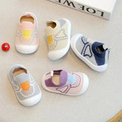 Boobuba Breathable Anti-Slip Toddler Shoes - Soft Sole Baby Sneakers