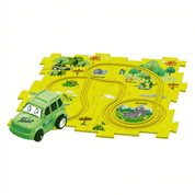 Boobuba Creative Flexible Railway Track Puzzle Toy - DIY Electric Car Set