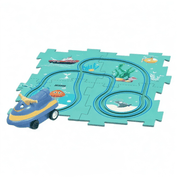Boobuba Creative Flexible Railway Track Puzzle Toy - DIY Electric Car Set