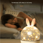 Boobuba Enchanting Rabbit Fairy Projection Night Light - Perfect for Parties!