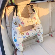 Boobuba Ergonomic H-Shaped Car Headrest Pillow for Kids - Ultimate Neck Support