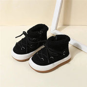 Boobuba GT-CECD Cozy Plush Baby Boots - Warm Rubber Sole for Toddlers