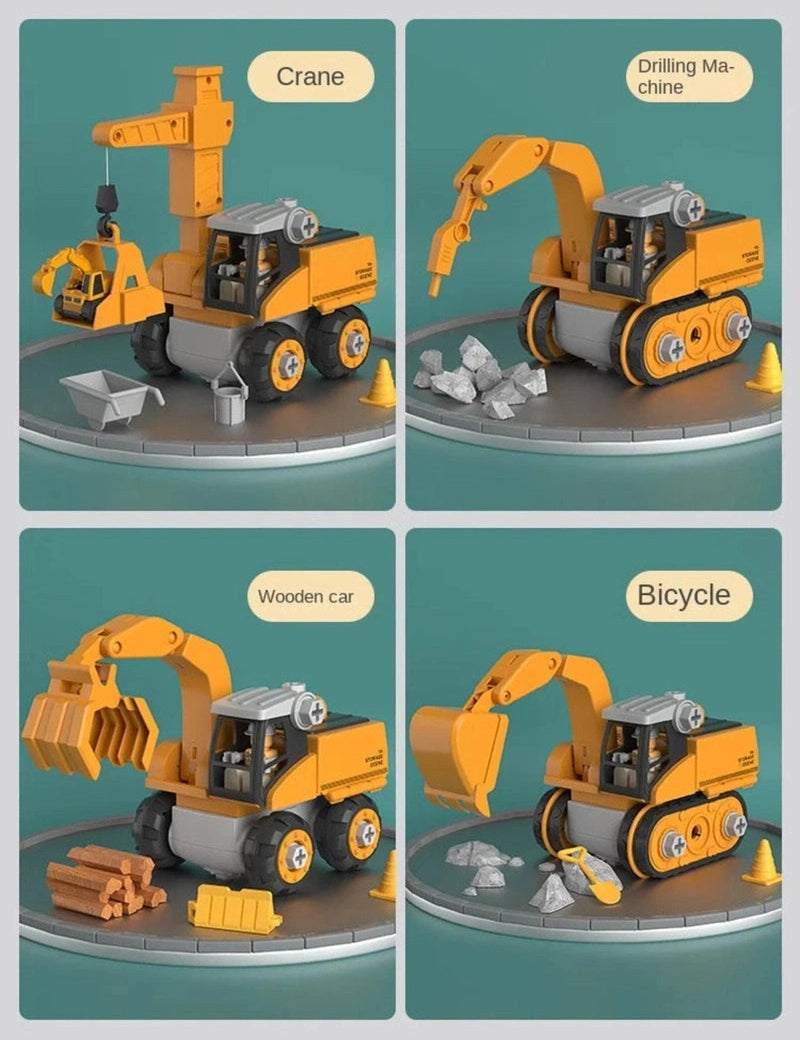 Boobuba Kids' DIY Disassembly Car Toy - Fun & Educational Hands-On Play!