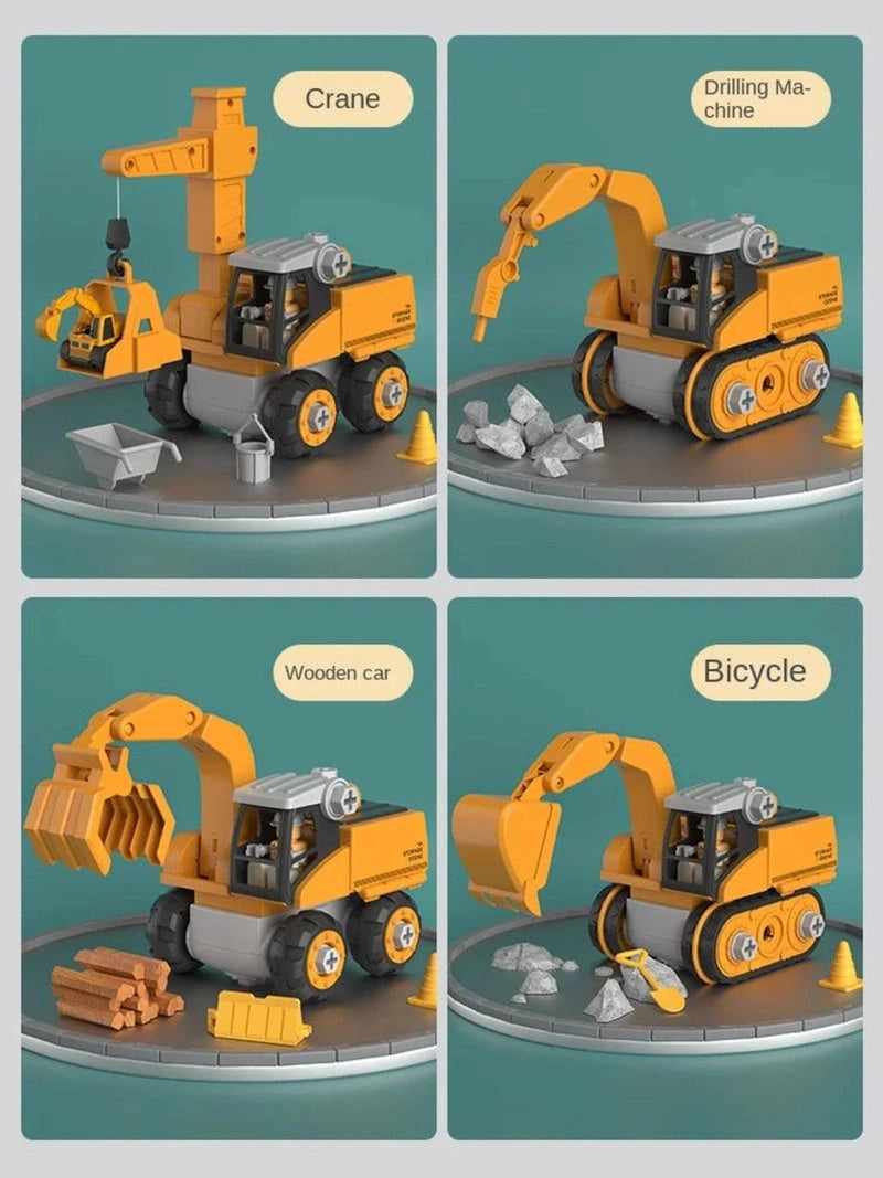 Boobuba Kids' DIY Disassembly Car Toy - Fun & Educational Hands-On Play!