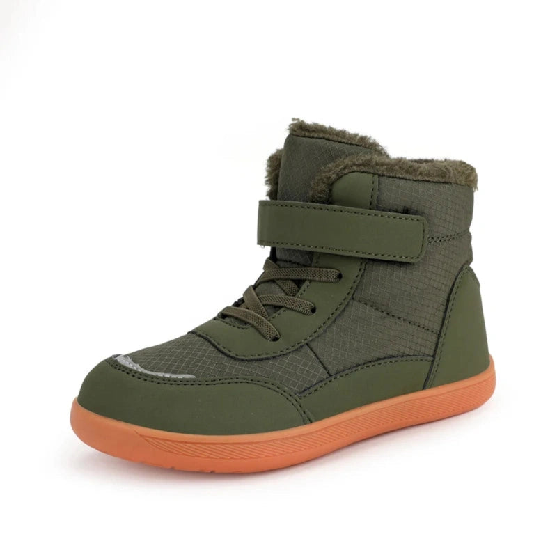 Boobuba Kids' Waterproof Cotton Snow Boots - Thick, Comfortable & Stylish