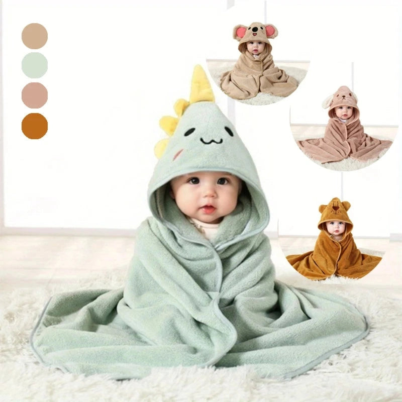Boobuba Premium 80 cm Baby Bath Towel & Blanket - Quick-Dry, Soft & Durable