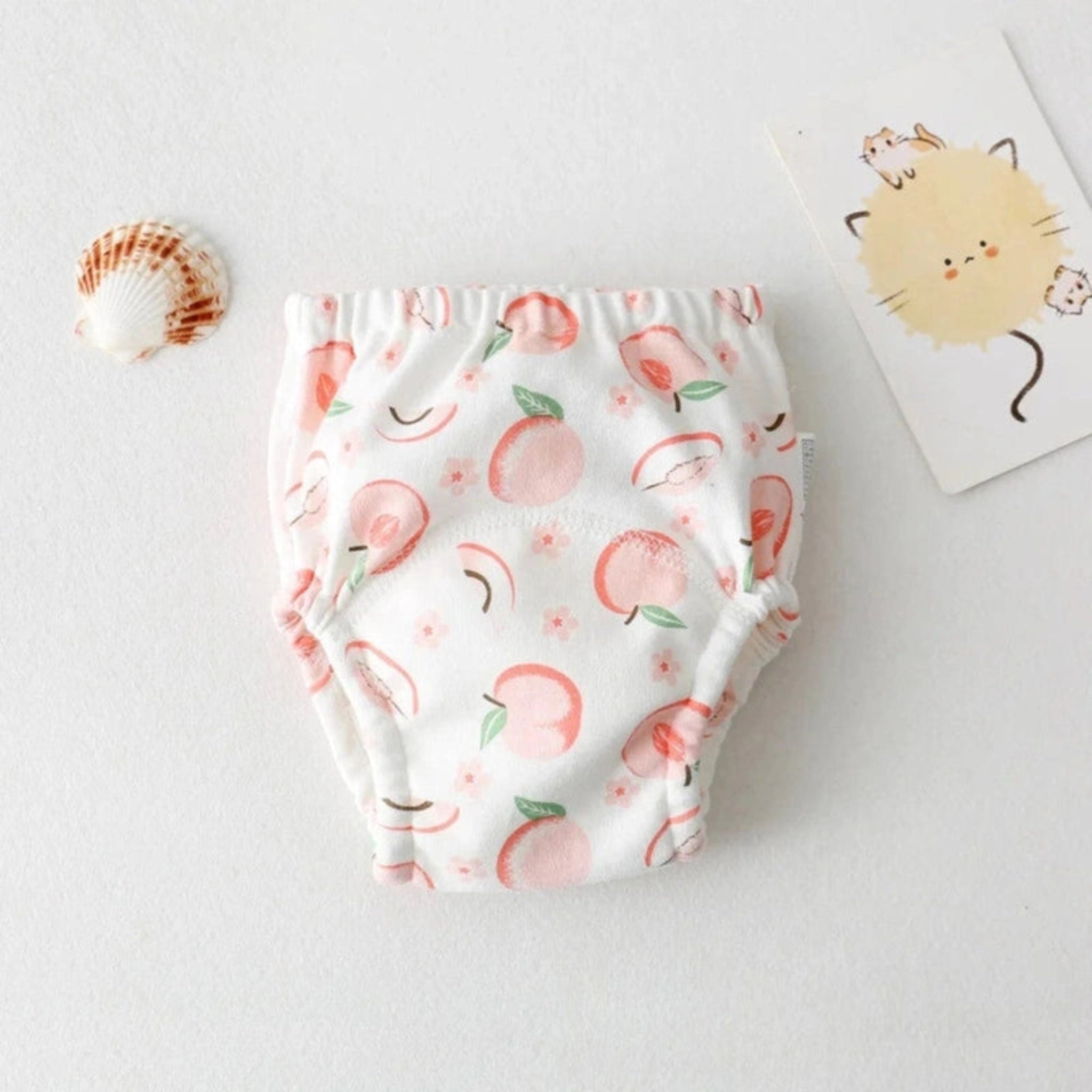 Boobuba Reusable Waterproof Baby Training Pants - Cute Cotton Diaper Shorts