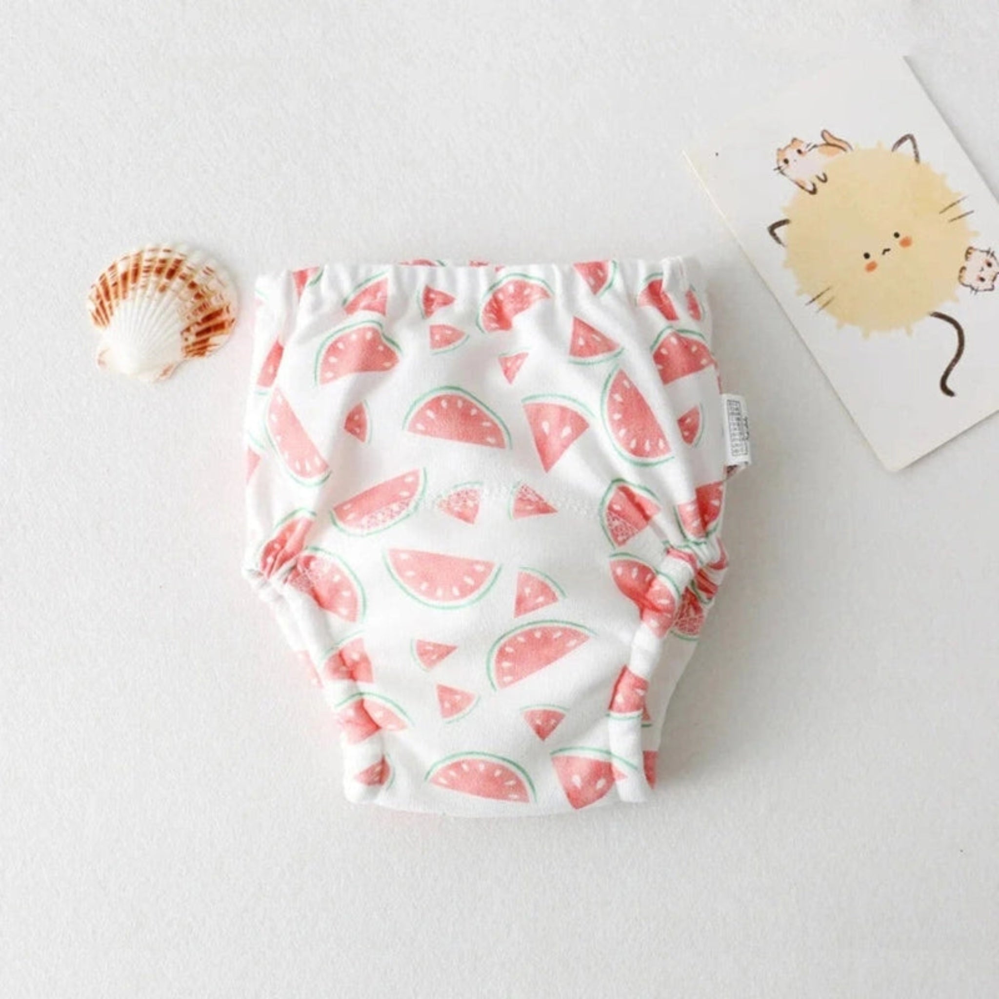 Boobuba Reusable Waterproof Baby Training Pants - Cute Cotton Diaper Shorts
