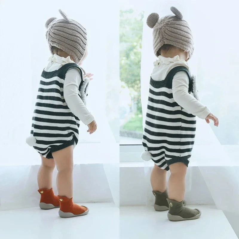 Boobuba Soft Sole Cartoon Baby Shoes - Cotton Kindergarten Walking Socks