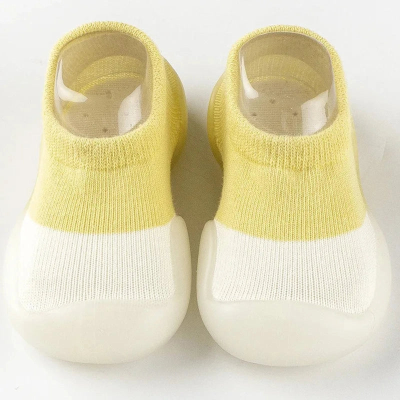 Boobuba Summer Combed Cotton Breathable Anti-Slip Baby Walking Shoes