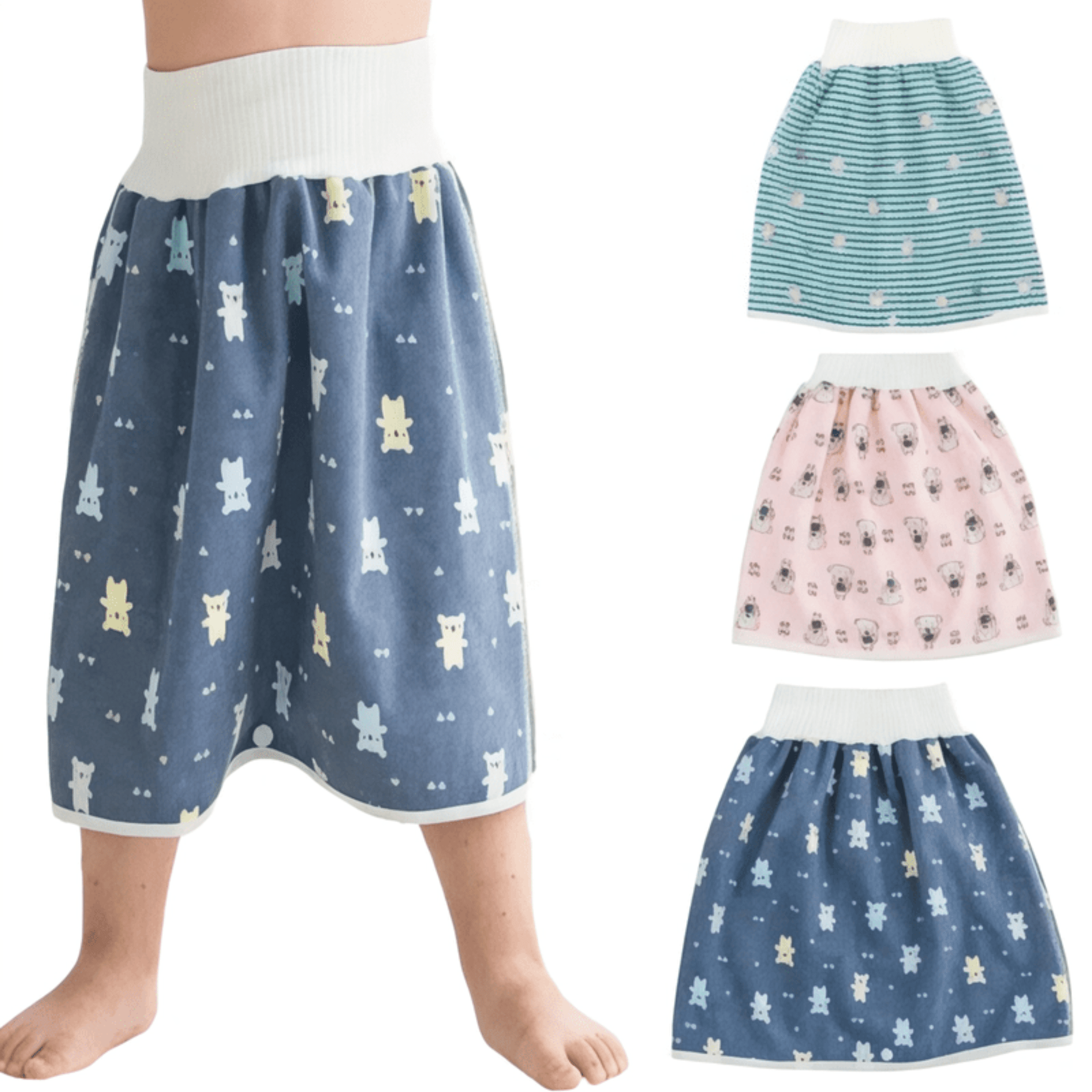 Boobuba Waterproof Baby Diaper Skirt for Boys & Girls - Comfort & Training