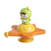 Boobuba Baby Suction Cup Spinner Toy - Sensory Fidget Rattle for 1-3 Years