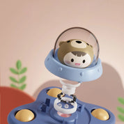 Boobuba Baby Suction Cup Spinner Toy - Sensory Fidget Rattle for 1-3 Years