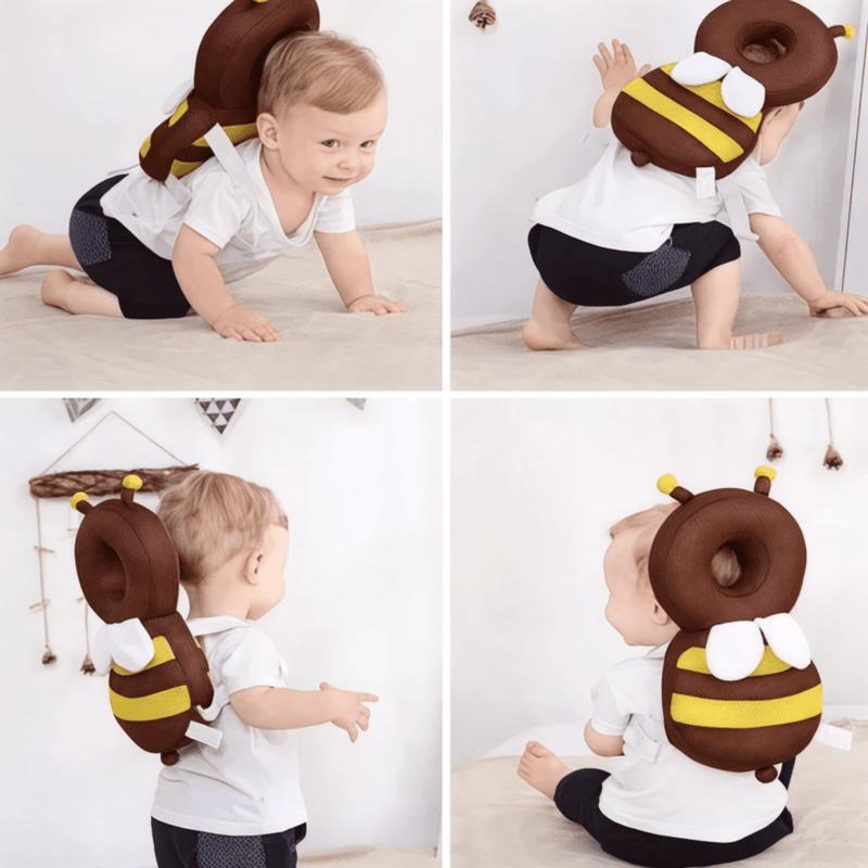 Boobuba Cartoon Baby Head Protector Pillow - Safe Backward Cap for Kids