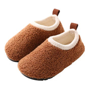 Boobuba Cozy Kids Cotton Slippers - Plush Anti-Slip Indoor Shoes