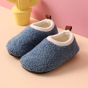 Boobuba Cozy Kids Cotton Slippers - Plush Anti-Slip Indoor Shoes