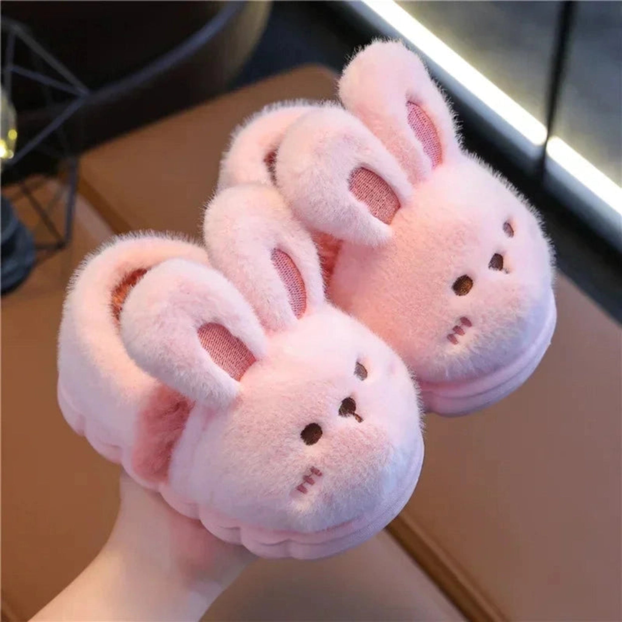 Boobuba Cozy Winter Cotton Slippers for Kids - Plush Indoor/Outdoor Shoes
