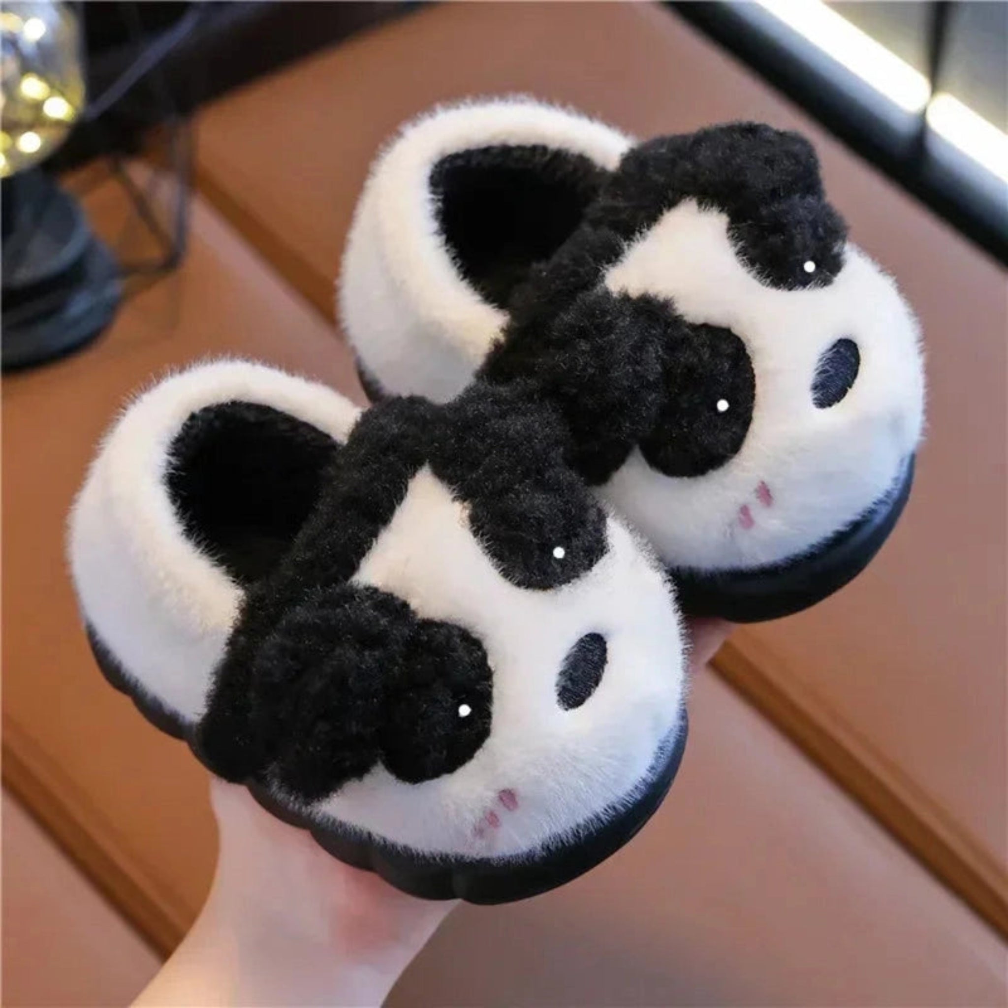 Boobuba Cozy Winter Cotton Slippers for Kids - Plush Indoor/Outdoor Shoes