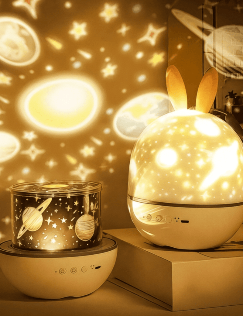 Boobuba Enchanting Rabbit Fairy Projection Night Light - Perfect for Parties!