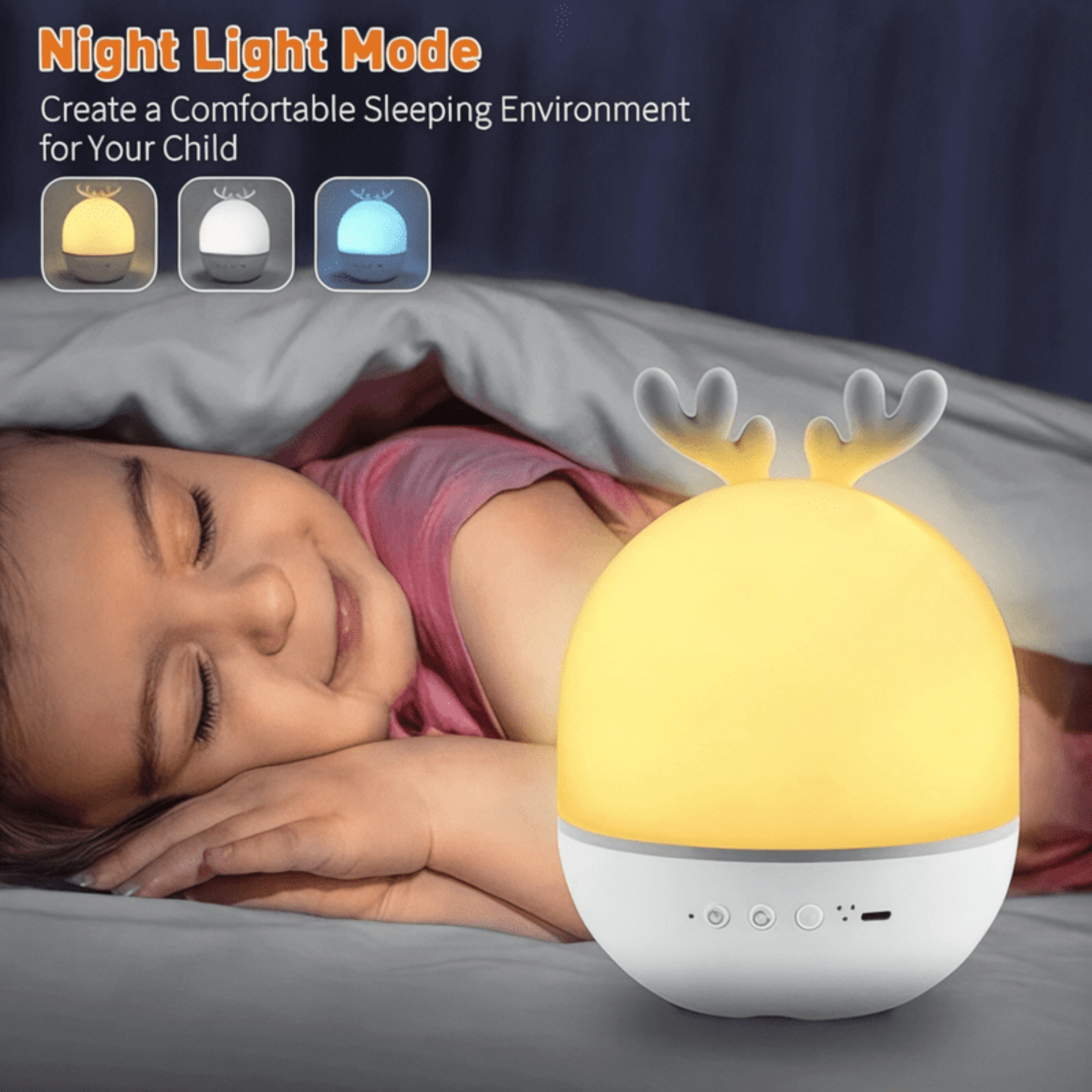 Boobuba Enchanting Rabbit Fairy Projection Night Light - Perfect for Parties!