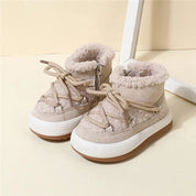 Boobuba GT-CECD Cozy Plush Baby Boots - Warm Rubber Sole for Toddlers