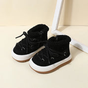Boobuba GT-CECD Cozy Plush Baby Boots - Warm Rubber Sole for Toddlers