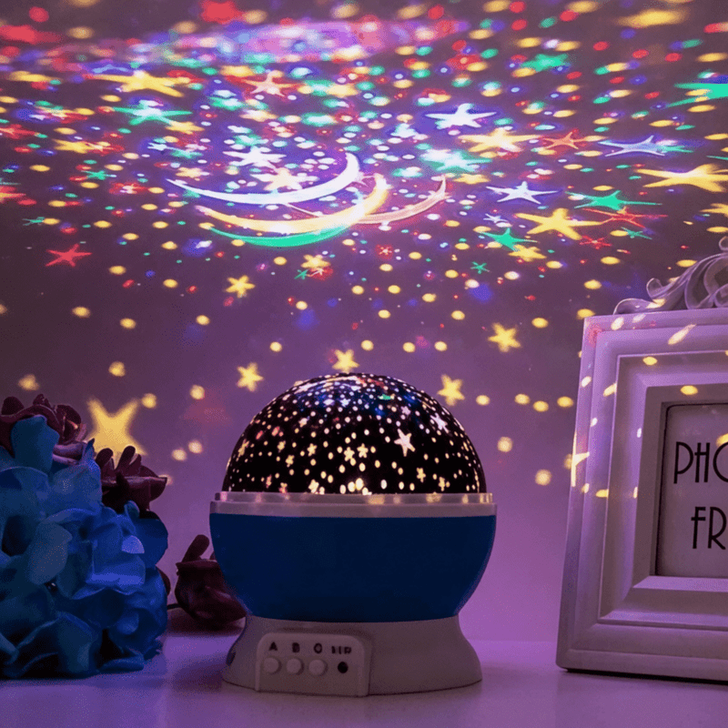 Boobuba Galaxy Star Projector: Magical LED Night Light for Kids' Rooms