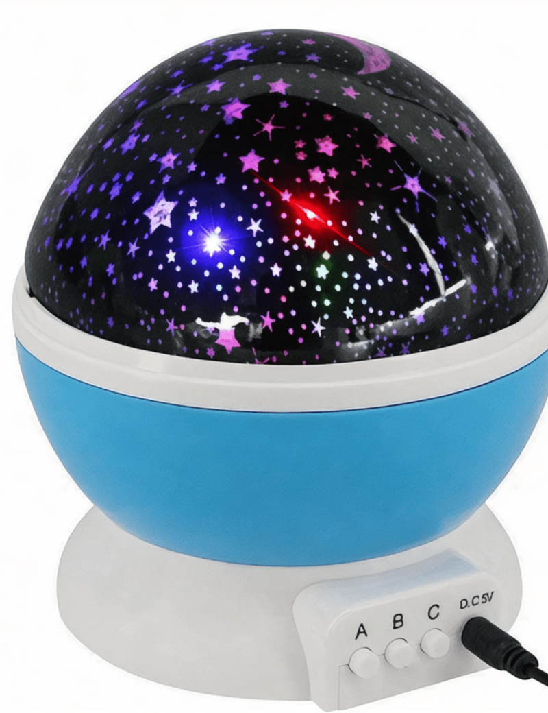 Boobuba Galaxy Star Projector: Magical LED Night Light for Kids' Rooms