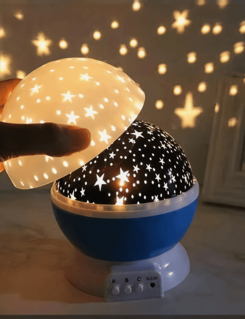 Boobuba Galaxy Star Projector: Magical LED Night Light for Kids' Rooms