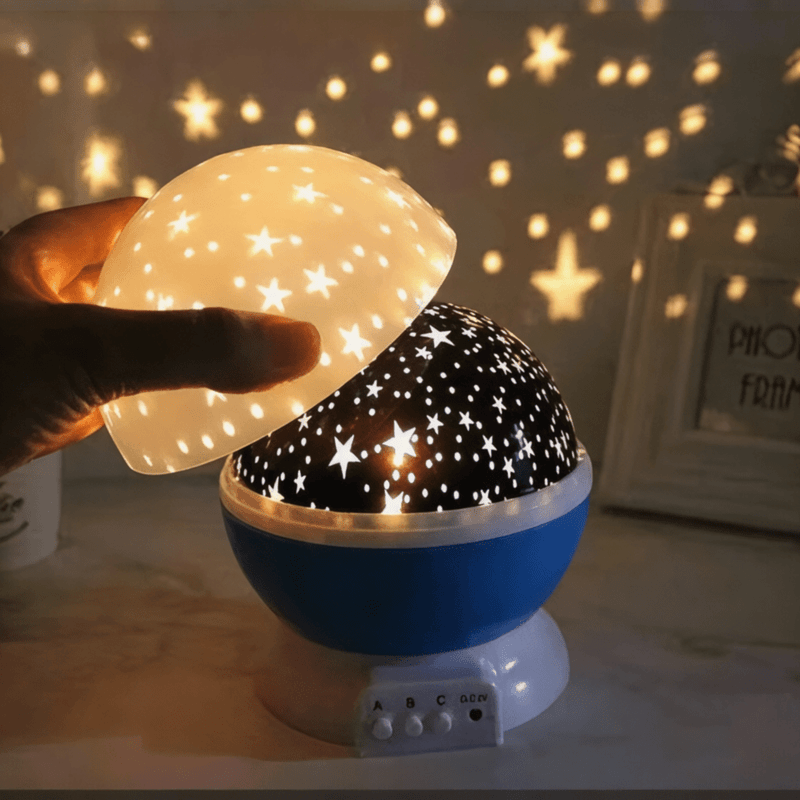 Boobuba Galaxy Star Projector: Magical LED Night Light for Kids' Rooms