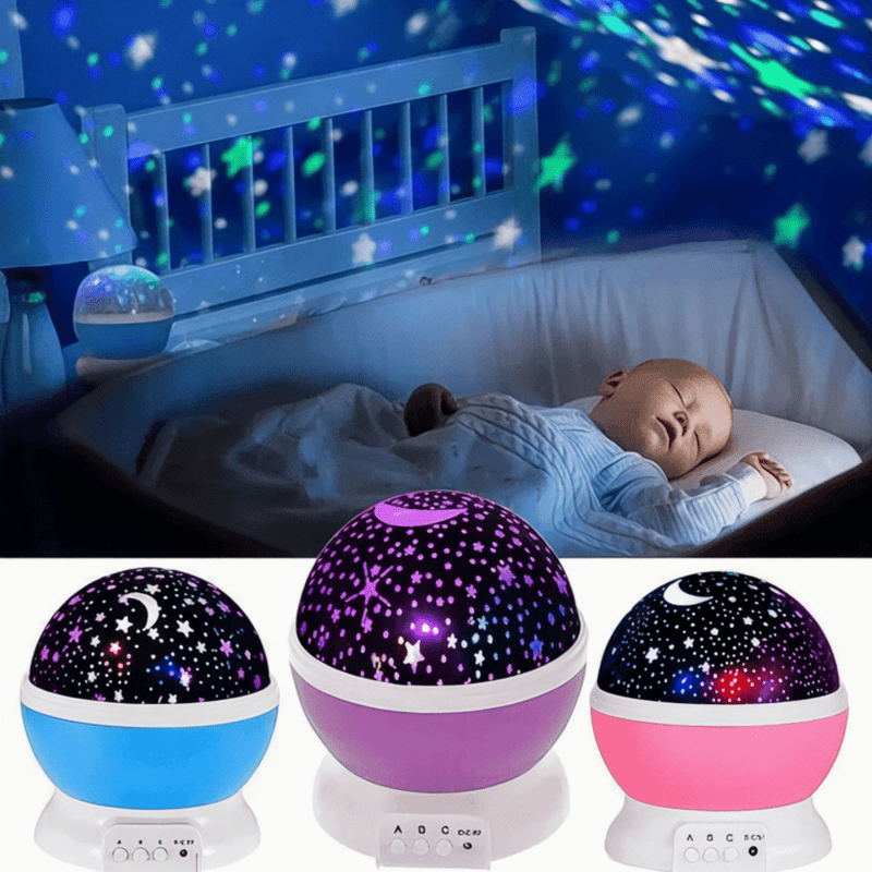 Boobuba Galaxy Star Projector: Magical LED Night Light for Kids' Rooms