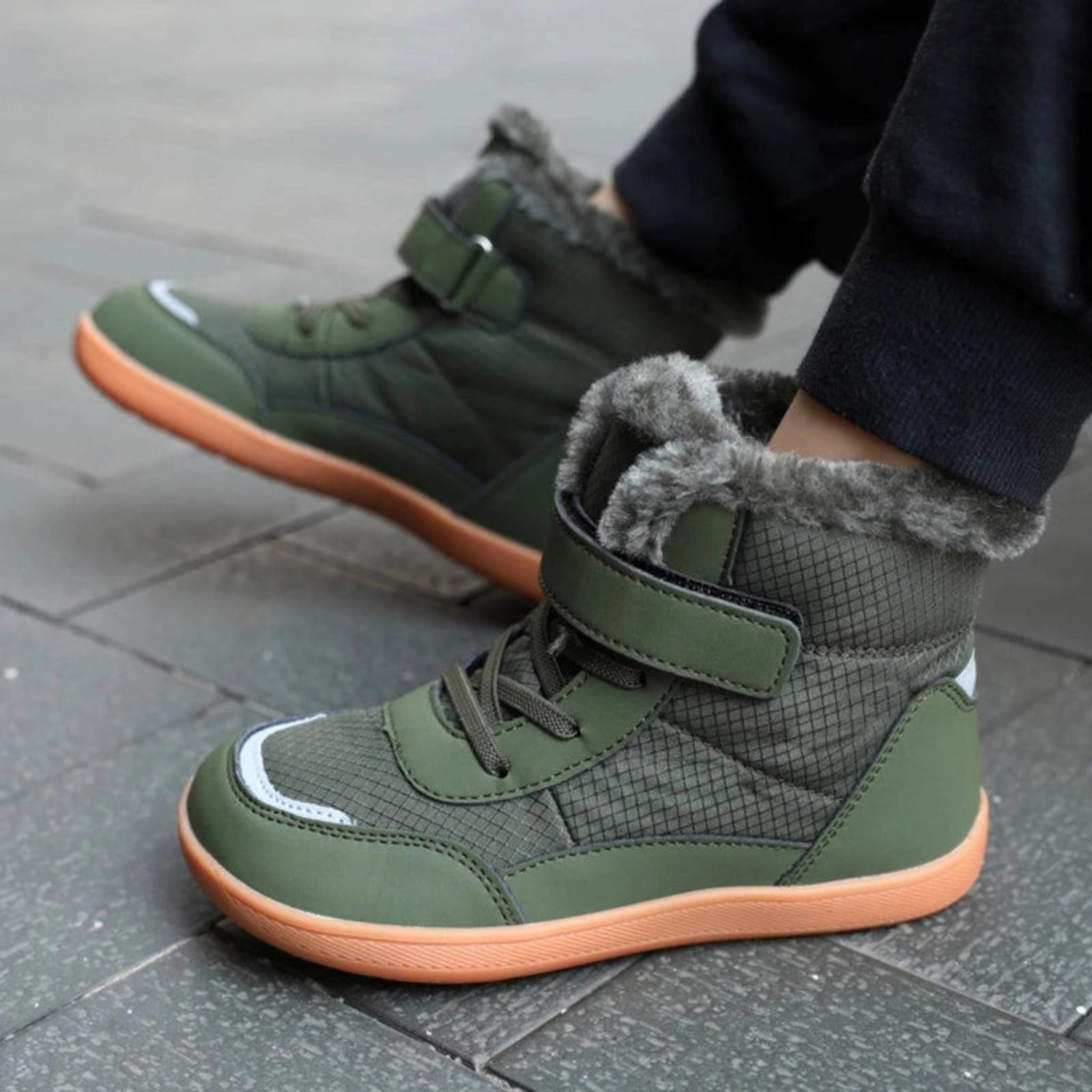 Boobuba Kids' Waterproof Cotton Snow Boots - Thick, Comfortable & Stylish