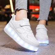 Boobuba LED Light Roller Skate Shoes for Kids - Stylish & Fun Sneakers