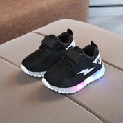 Boobuba Lightweight Kids' LED Sneakers - Breathable Mesh Glow Shoes