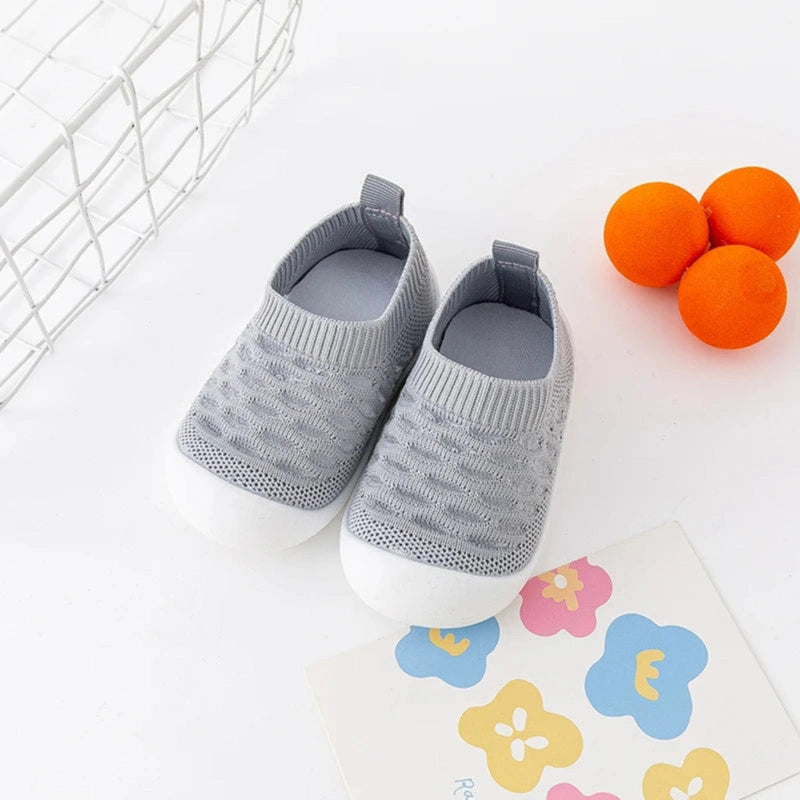 Boobuba Non-Slip Soft Rubber Toddler Sneakers for Boys & Girls - Comfort & Safety