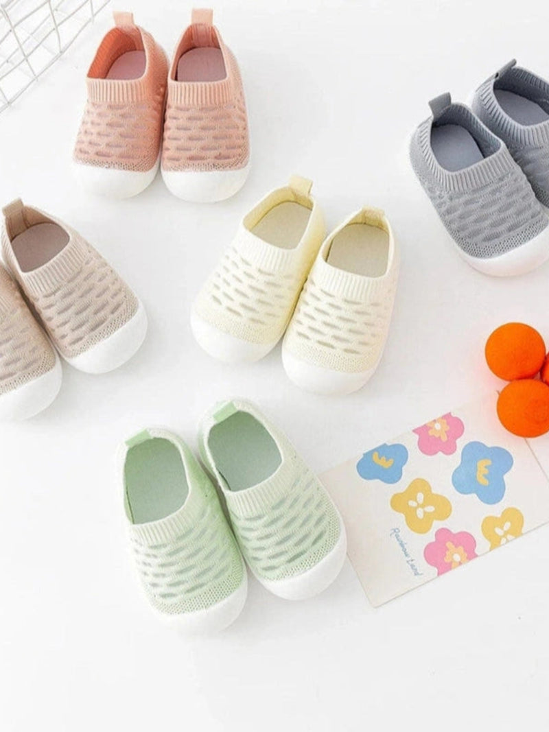 Boobuba Non-Slip Soft Rubber Toddler Sneakers for Boys & Girls - Comfort & Safety