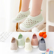 Boobuba Non-Slip Soft Rubber Toddler Sneakers for Boys & Girls - Comfort & Safety